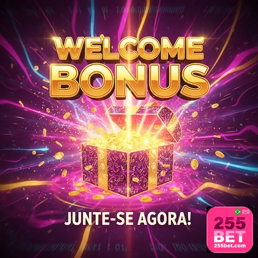 Imagem promocional do 255bet destacando bônus especial, reforçando a oferta do site 255bet.
